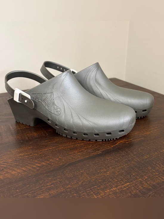 Calzuro Shoes - Calzuro Classic BIHOS Padova Clogs With Strap Gray